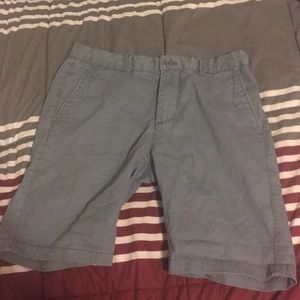 Blue men’s casual shorts